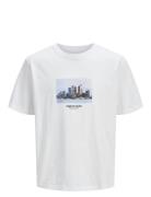 Jorvesterbro Picture Tee Ss Crew Jnr Tops T-Kortærmet Skjorte White Ja...