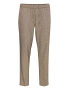 Cfpilou 0066 Drawstring Linen Mix P Bottoms Trousers Casual Beige Casu...