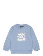 Hmllime Sweatshirt Sport Sweatshirts & Hoodies Sweatshirts Blue Hummel