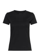 Institutional Graphic Slim Tee Tops T-shirts & Tops Short-sleeved Blac...