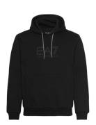 Sweatshirt Tops Sweatshirts & Hoodies Hoodies Black EA7