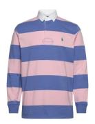 The Iconic Rugby Shirt Tops Polos Long-sleeved Blue Polo Ralph Lauren