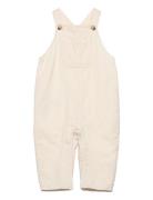 Pocket Corduroy Dungarees Bottoms Dungarees Beige Mango