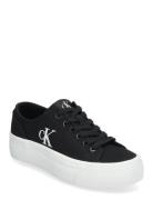 Vulc Flatform Low Cv Mg Low-top Sneakers Black Calvin Klein