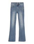 2102 Flared Fit Medium Jeans Bottoms Jeans Regular Jeans Blue Indian B...