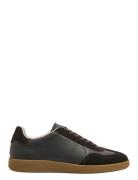 Slhfinley Mix Sneaker Low-top Sneakers Brown Selected Homme