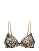 Eudora Plunge Lingerie Bras & Tops Push Up Bras Beige Dorina