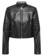 Onlsaramy Faux Leath Moto Jacket Cc Otw Læderjakke Skindjakke Black ON...