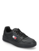 Tjm Cupsole Leather Ess Low-top Sneakers Black Tommy Hilfiger