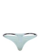 Dipped String Thong G-streng Undertøj Blue Calvin Klein