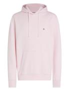 Essential Terry Hoody Tops Sweatshirts & Hoodies Hoodies Pink Tommy Hi...