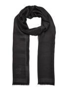 Laso_52*190 Accessories Scarves Winter Scarves Black HUGO