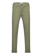 Cotton Chinos Bottoms Chinos Green Mango
