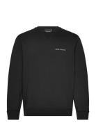 Loopback Embroidered Crew Neck Sweatshirt Tops Sweatshirts & Hoodies S...