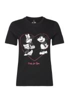 Onlmickey Life Reg S/S Valentine Top Jrs Tops T-shirts & Tops Short-sl...