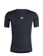 Tf Tee Sport Men Sports Clothes Sport Tops Sport T-Skjorte Black Adida...