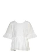 Tnnancy S_S Top Tops T-Kortærmet Skjorte White The New