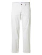 Slh196-Straight New Miles Flex Pant Noos Bottoms Trousers Chinos White...