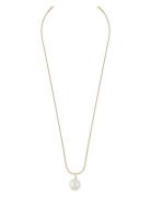 Paola Pendant Neck 42 G/White Accessories Jewellery Necklaces Dainty N...