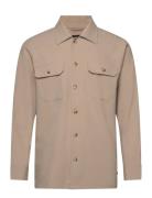 Madamo Tops Overshirts Beige Matinique