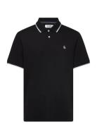 Tipped Polo Tncl Piq Tops Polos Short-sleeved Black Original Penguin