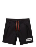 V-Box Logo Badeshorts Black Napapijri