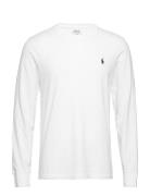 Custom Slim Fit T-Shirt Tops T-Langærmet Skjorte White Polo Ralph Laur...