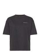 C_Evi_10 Tops T-shirts & Tops Short-sleeved Black BOSS