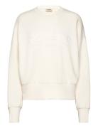 Mmcelli O-Ls Sweatshirt Tops Sweatshirts & Hoodies Sweatshirts Cream M...