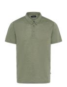 Masanford Polo Tops Polos Short-sleeved Khaki Green Matinique