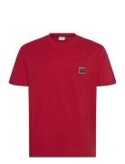 Pocket Ss T-Shirt Tops T-Kortærmet Skjorte Red GANT