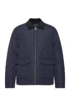 Classic Quilted Jacket Quiltet Jakke Navy Lexington Clothing