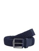 Ck Casual Elastic Braided 35Mm Accessories Belts Braided Belt Navy Cal...