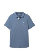 Basic Polo W Tops Polos Short-sleeved Blue Tom Tailor