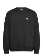 Essence Sweatshirt Tops Sweatshirts & Hoodies Sweatshirts Black Makia