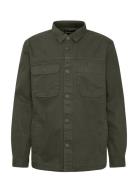 Barbour Lingfield Ovsh Tops Overshirts Khaki Green Barbour