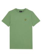 Plain T-Shirt Tops T-Kortærmet Skjorte Green Lyle & Scott