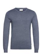 Ecovero L/S O-Neck Knitecovero L/S O-Neck Knit Tops Knitwear Round Nec...