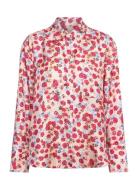 Felicity Pocket Detail Silk Shirt Designers Shirts Long-sleeved Pink M...
