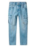 Nkmsilas Tap Cargo Jeans 6650-Az Noos Bottoms Jeans Regular Jeans Blue...