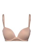Push Up Plunge Lingerie Bras & Tops Push Up Bras Beige Calvin Klein