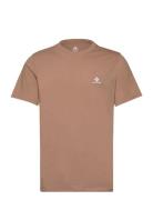 Star Chev Emb Tee Trail Mixed Sport T-Kortærmet Skjorte Brown Converse