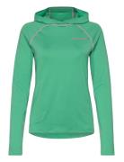 Sanne Sunshirt Sport Sweatshirts & Hoodies Hoodies Green Kari Traa