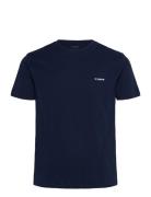 Basic Tee Tops T-Kortærmet Skjorte Navy 7 DAYS Active