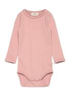 Nbfthoro Hif Ls Slim Body Lil Bodies Long-sleeved Pink Lil'Atelier