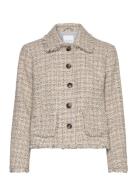 Cwedda - Jacket Blazers BouclÉ Blazers Beige Claire Woman