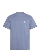 Star Chev Emb Tee Trail Mixed Sport T-Kortærmet Skjorte Blue Converse