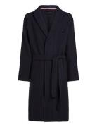 Waffle Bathrobe Morgenkåbe Badekåbe Navy Tommy Hilfiger