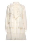 Yaseloise Ls Dress - D2D Kort Kjole Cream YAS