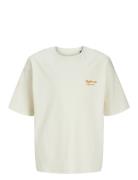 Jorgreenpoint Back Graphic Tee Ss Ln Jnr Tops T-Kortærmet Skjorte Crea...